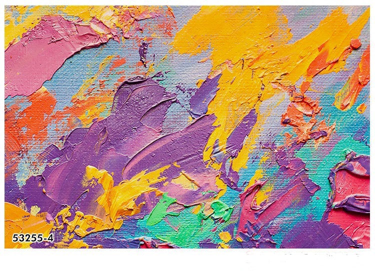Custom Wallpaper Mural – Abstract Oil Painting Effect Graffiti Art Wallpaper, Personalized Modern Décor for Home or Office