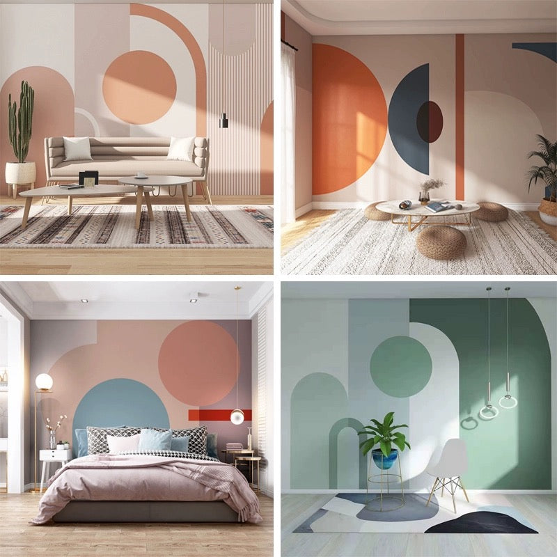 custom-mural-wallpaper-wall-painting-papel-de-parede-papier-peint-nordic-morandi-color-modern-minimalist-abstract-geometric-lines