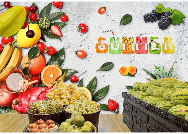 custom-mural-wallpaper-papier-peint-papel-de-parede-wall-decor-ideas-wallcovering-Vegetable-Market-Fruit-Shop-Poster-Wall-Painting-Restaurant-Kitchen