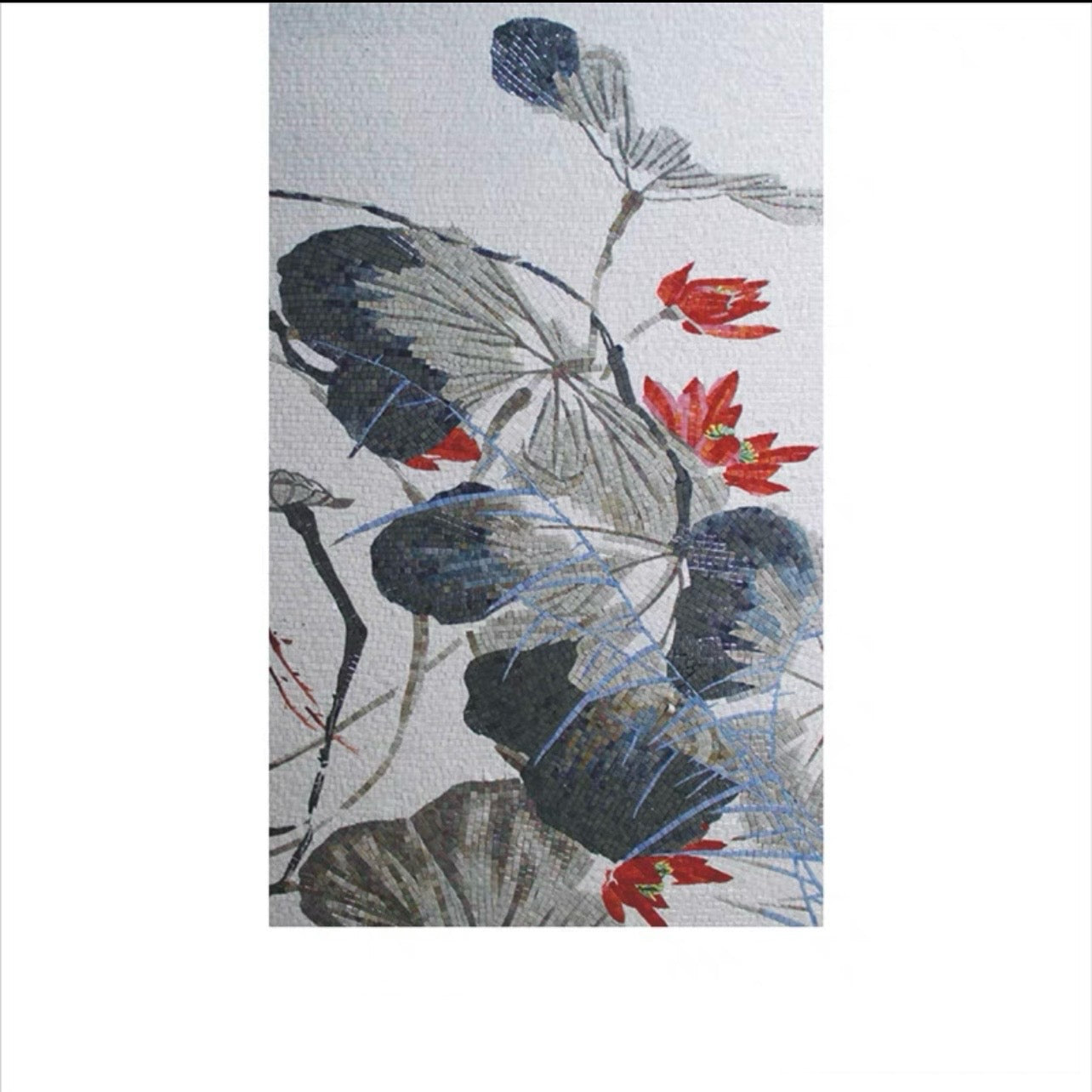 custom-glass-mosaic-mural-chinese-style-watercolor-lotus
