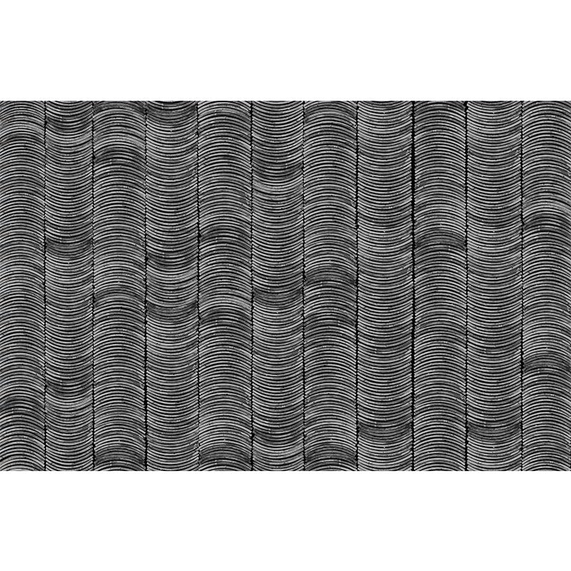 Nostalgic Brick Effect Custom Mural Wallpaper-Dark Grey