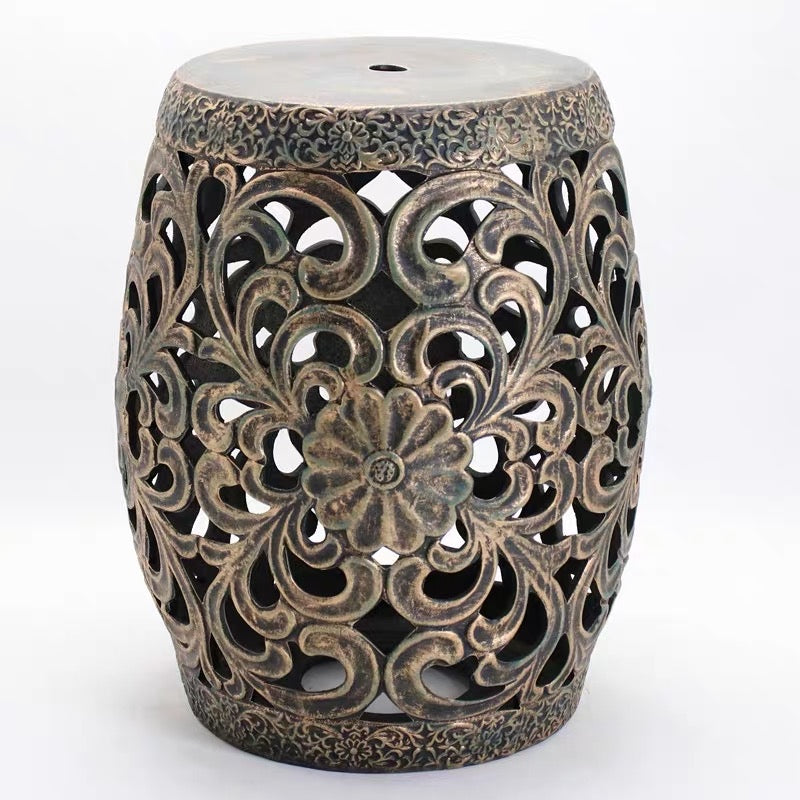 Entryway-Stool-Ottoman-Side-Table-End-Table-Garden-Stool-porcelain-ceramic-drum-stool-new-chinese-style-home-décor-retro