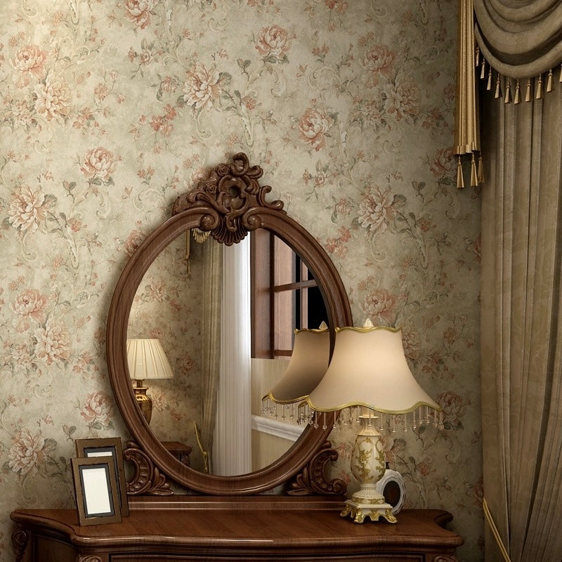 Retro American Style Mural Wallpaper 6 Color Options (㎡)