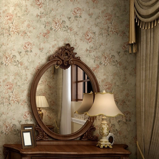 Retro American Style Mural Wallpaper 6 Color Options (㎡)