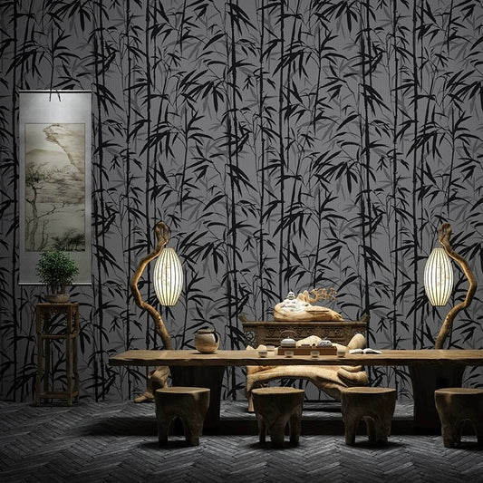 Chinoiserie Wallpaper Chinese Style Ink Bamboo (5.3 ㎡)