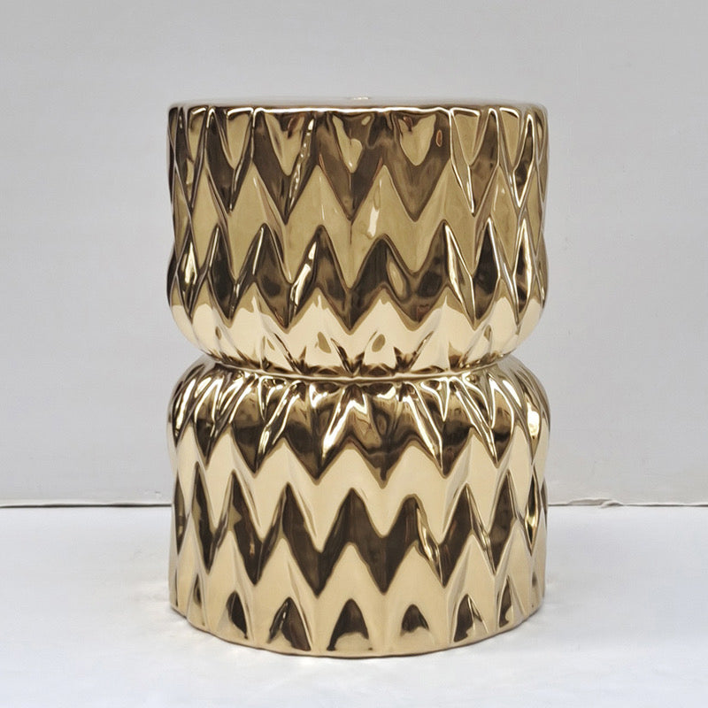 Entryway-Stool-Ottoman-Side-Table-End-Table-Garden-Stool-porcelain-ceramic-drum-stool-new-chinese-style-home-décor-golen-silver