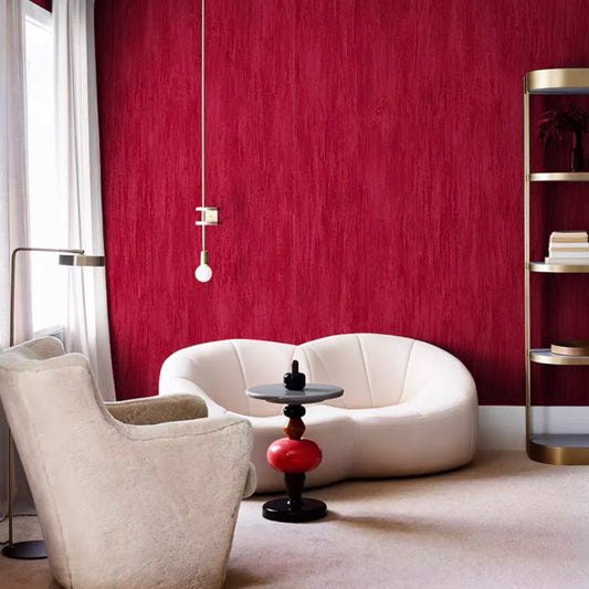 Nostalgia Retro Style Wallpaper Red (5.3 ㎡)