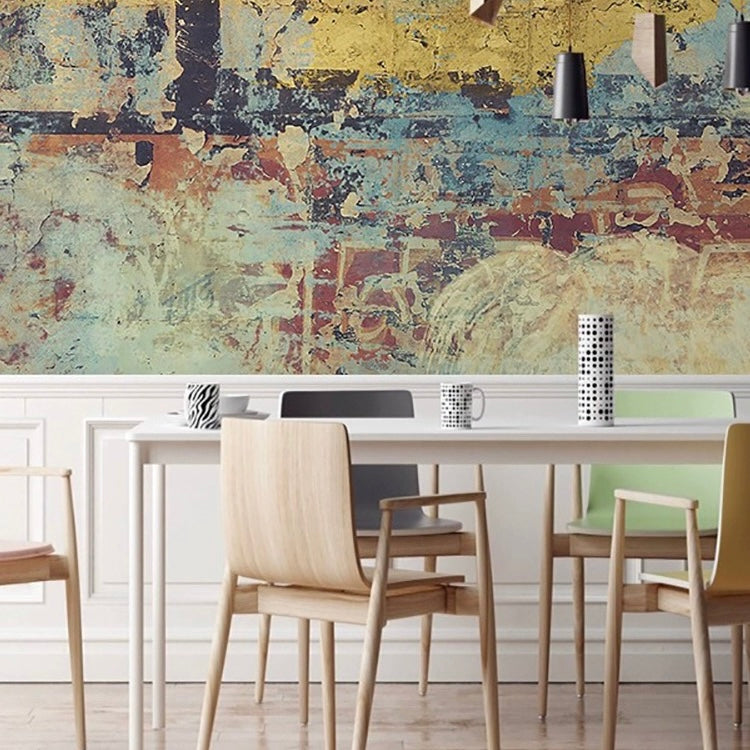 Custom Mural Wallpaper Nordic Abstract Retro Graffiti Art (㎡)