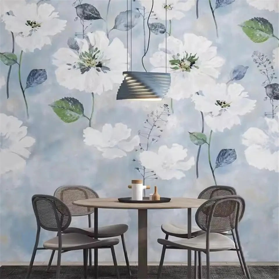 custom-wallpaper-fresh-white-floral-wall-mural