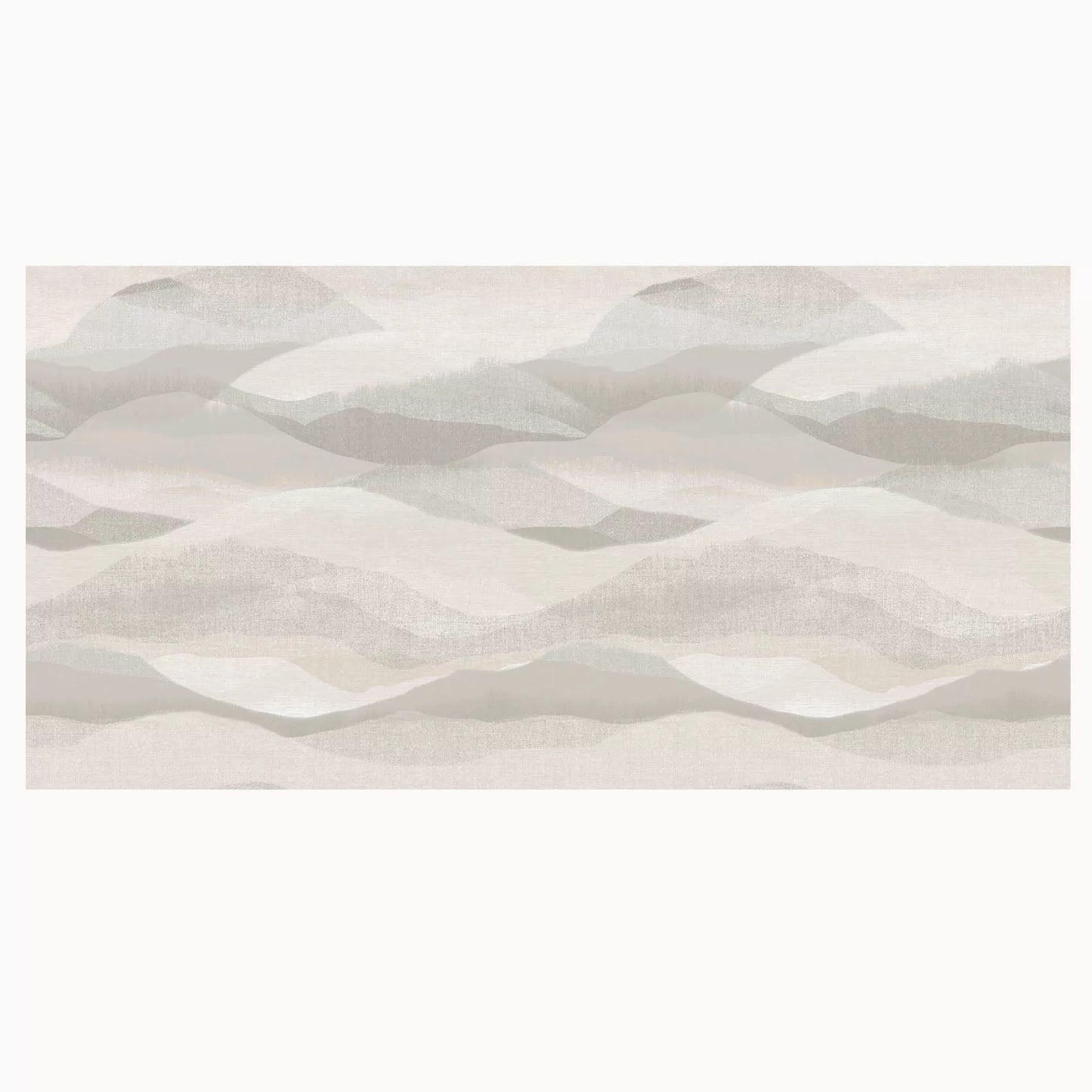 Textured wall mural with wavy pattern