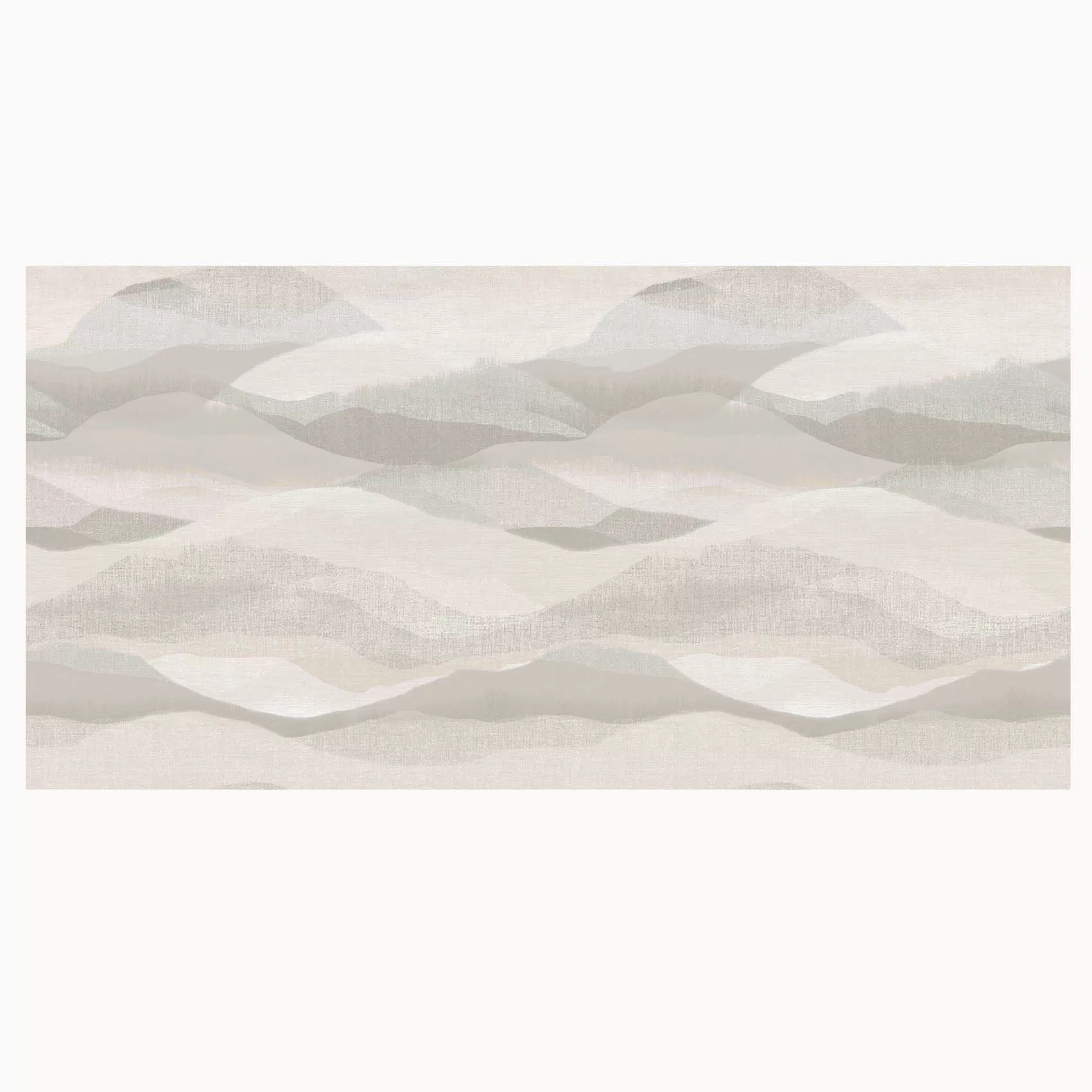 Textured wall mural with wavy pattern