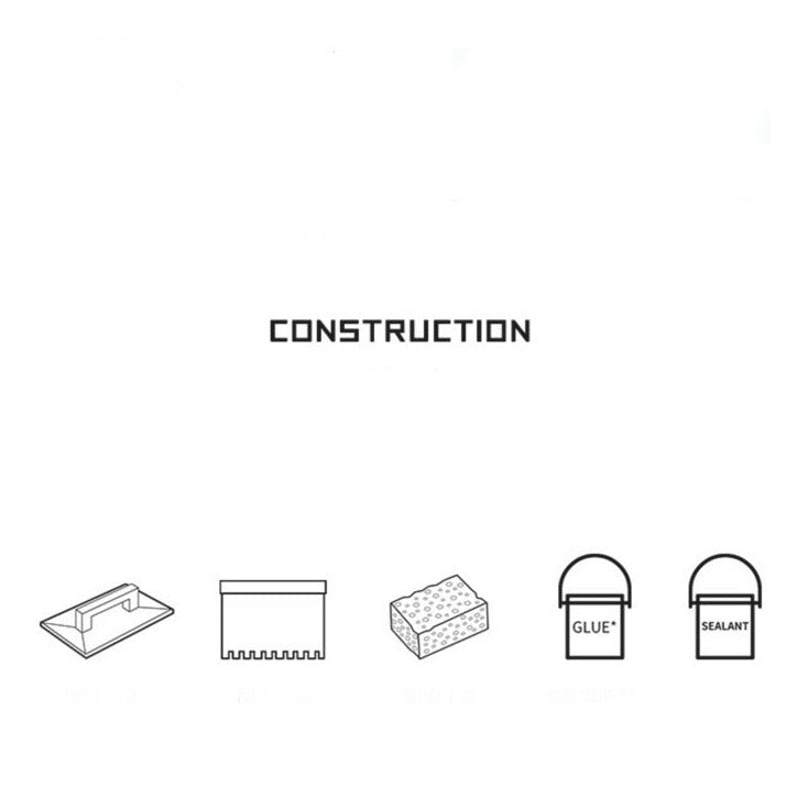 Custom Glass Mosaic Mural Abstract Pattern and Leaves