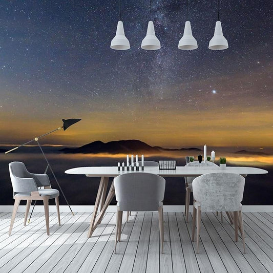 custom-mural-wallpaper-papier-peint-papel-de-parede-wall-decor-ideas-for-bedroom-living-room-dining-room-wallcovering-Modern-Universe-Star-Sky-Planet