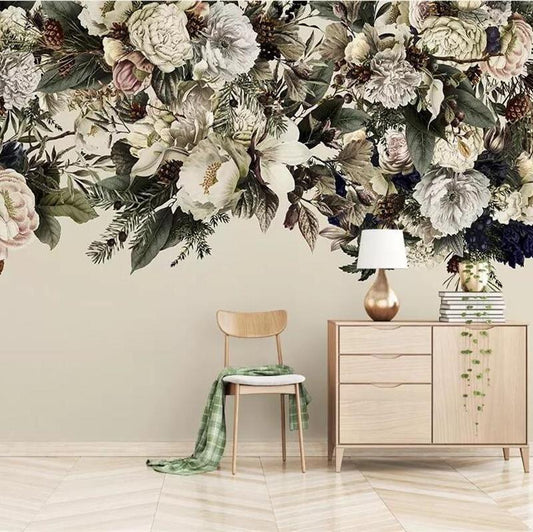 custom-wallpaper-3d-mural-modern-minimalist-nordic-vintage-flower-american-floral-background-wall-papers-home-decor-3d