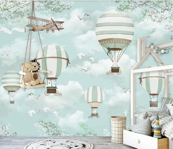 cartoon-balloon-photo-wallpaper-mural-childrens-room-wall-papers-3d-kids-bedroom-home-decor-wallpaper-canvas-silk-wallpaper