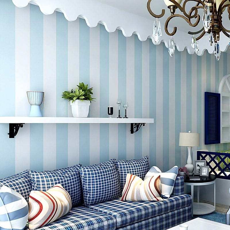 Blue And White Fabric, Wallpaper and Home Decor