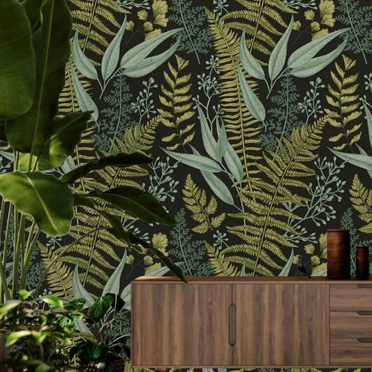 custom-3d-mural-wallpaper-for-bedroom-walls-home-decor-tropical-fern-plant-green-leaves-living-room-kitchen-waterproof-wallpaper-papier-peint