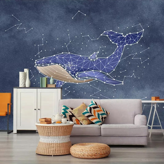 custom-3d-photo-wallpaper-decor-modern-fashion-watercolor-shark-constellation-creative-large-mural-for-children-room-bedroom-art