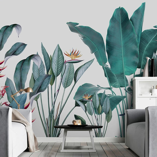 custom-3d-photo-wallpaper-hand-painted-banana-leaf-waterproof-silk-cloth-mural-papel-de-parede-living-room-bedroom-wall-decor-3d-papier-peint