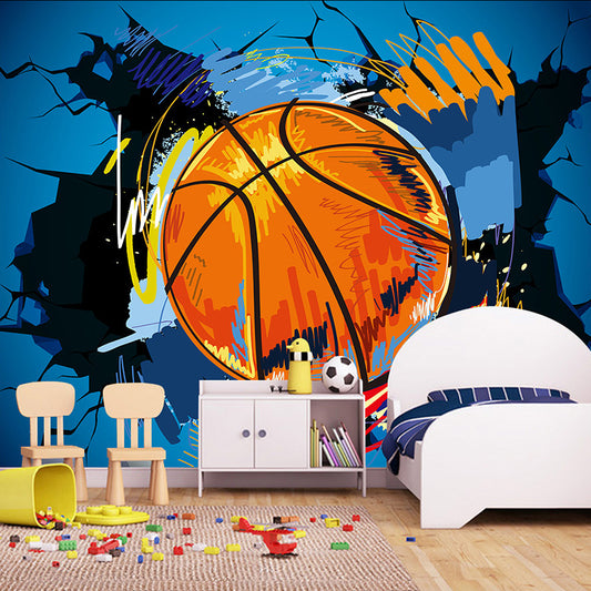 custom-3d-photo-wallpaper-modern-simple-basketball-broken-wall-poster-graffiti-art-wall-painting-non-woven-mural-wallpaper-roll