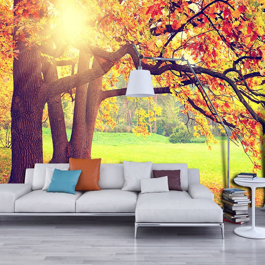 custom-3d-photo-wallpaper-mountain-forest-autumn-maple-leaf-natural-landscape-non-woven-art-mural-living-room-bedroom-wallpaper