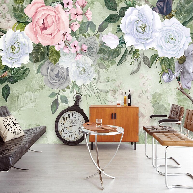 custom-3d-photo-wallpaper-mural-retro-hand-painted-flower-floral-wall-murals-living-room-bedroom-home-decor-painting-wall-paper-papier-peint