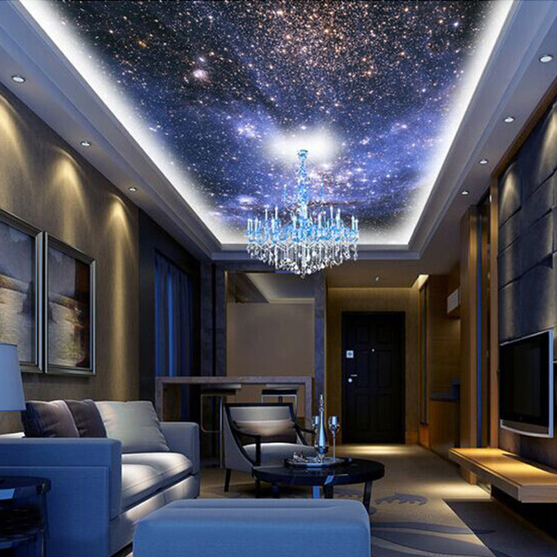 Custom Wallpaper Star Universe Ceiling Mural Wallcovering | BVM Home
