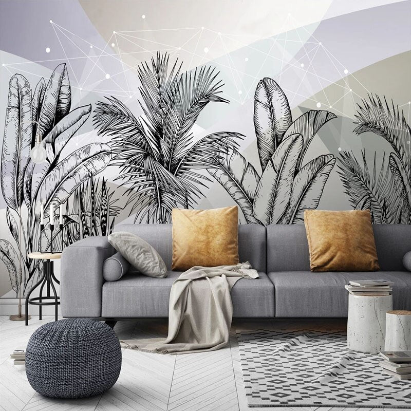 custom-3d-wallpaper-modern-minimalist-nordic-abstract-geometric-tropical-rainforest-banana-leaf-mural-living-room-tv-sofa-murals-wall-covering-papier-peint