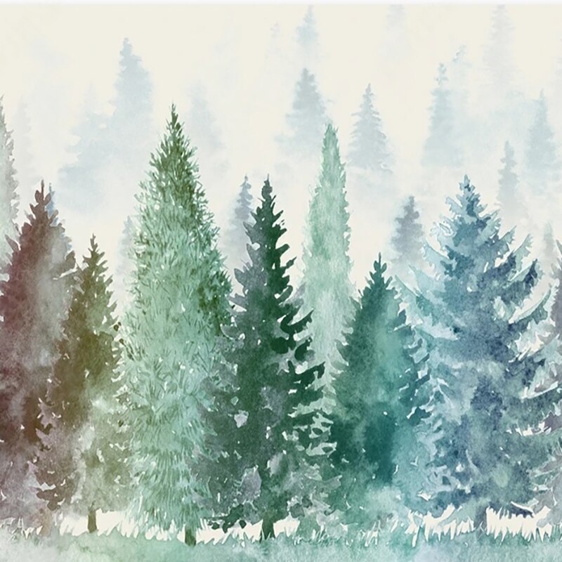 custom-3d-wallpaper-nordic-watercolor-hand-painted-misty-forest-murals-living-room-tv-sofa-bedroom-background-home-decor-poster-papier-peint