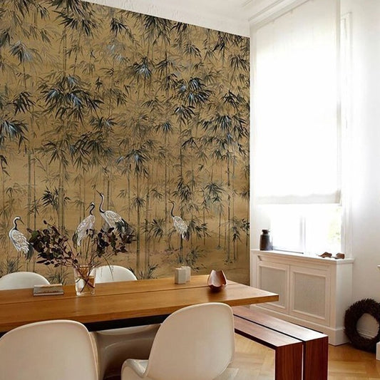 custom-3d-wallpaper-mural-bamboo-leaf-crane-study-tea-room-bedroom-sofa-background-wall-papel-de-parede-home-decor-papier-peint
