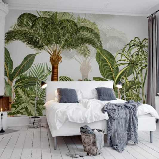custom-mural-wallpaper-3d-living-room-bedroom-home-decor-wall-painting-papel-de-parede-papier-peint-nordic-modern-hand-painted-tropical-plants