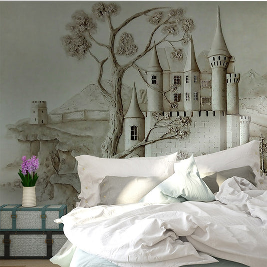 custom-any-size-mural-european-3d-three-dimensional-relief-gold-ancient-castle-3d-wallpaper-living-room-background-wall-covering