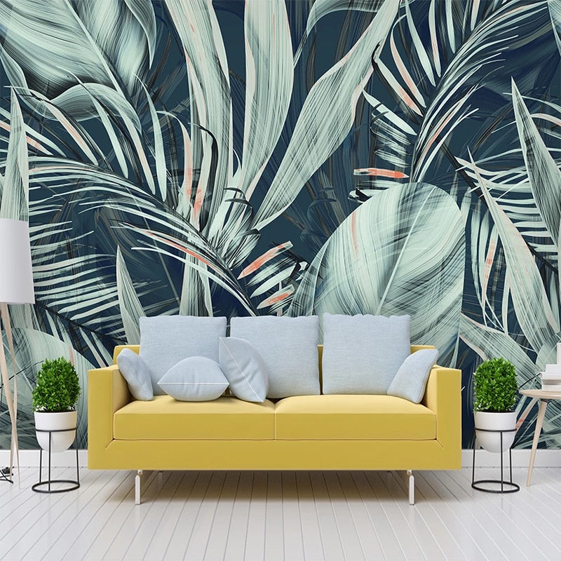 custom-mural-wallpaper-tropical-rainforest-banana-leaf-coconut-tree-3d-photo-wallpaper-living-room-bedroom-kitchen-restaurant-decoration