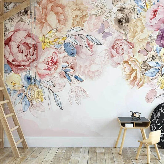 custom-mural-wallpaper-3d-nordic-hand-painted-flowers-hand-painted-rose-american-pastoral-style-indoor-background-wall-painting-papier-peint