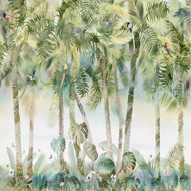 custom-mural-wallpaper-european-style-hand-painted-coconut-tree-flowers-and-birds-photo-wall-decor-living-room-tv-sofa-wallpaper-papier-peint
