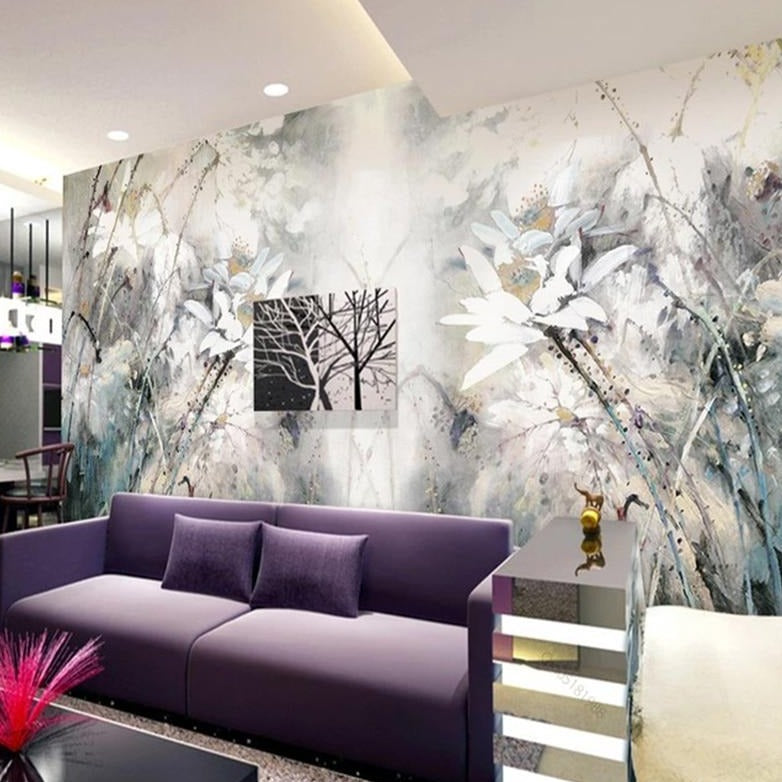 custom-mural-wallpaper-retro-oil-painting-hand-painted-lotus-flower-tv-background-wall-papers-home-decor-for-living-room-bedroom-papier-peint