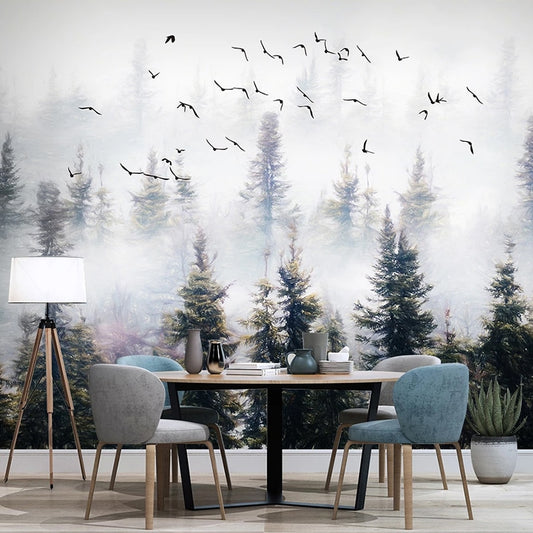 custom-photo-hand-painted-forest-clouds-flying-birds-oil-painting-bedroom-study-living-room-sofa-tv-background-mural-wall-paper-papier-peint