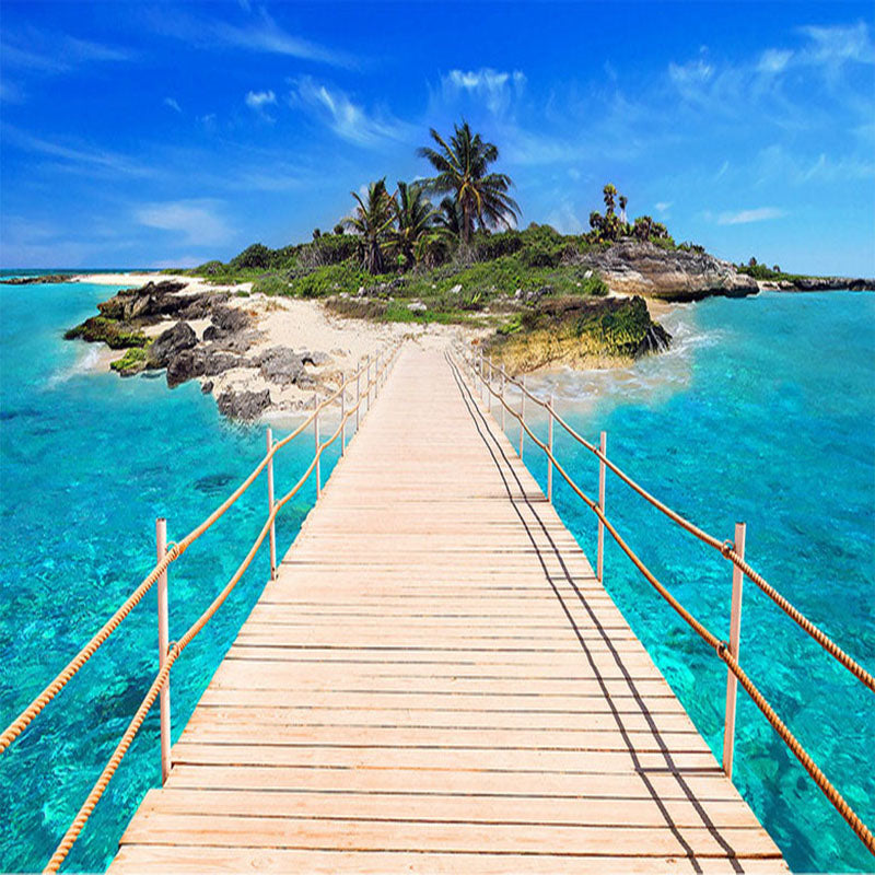 custom-photo-wallpaper-island-wooden-bridge-3d-landscape-painting-background-wall-decorations-living-room-mural-de-parede-3d