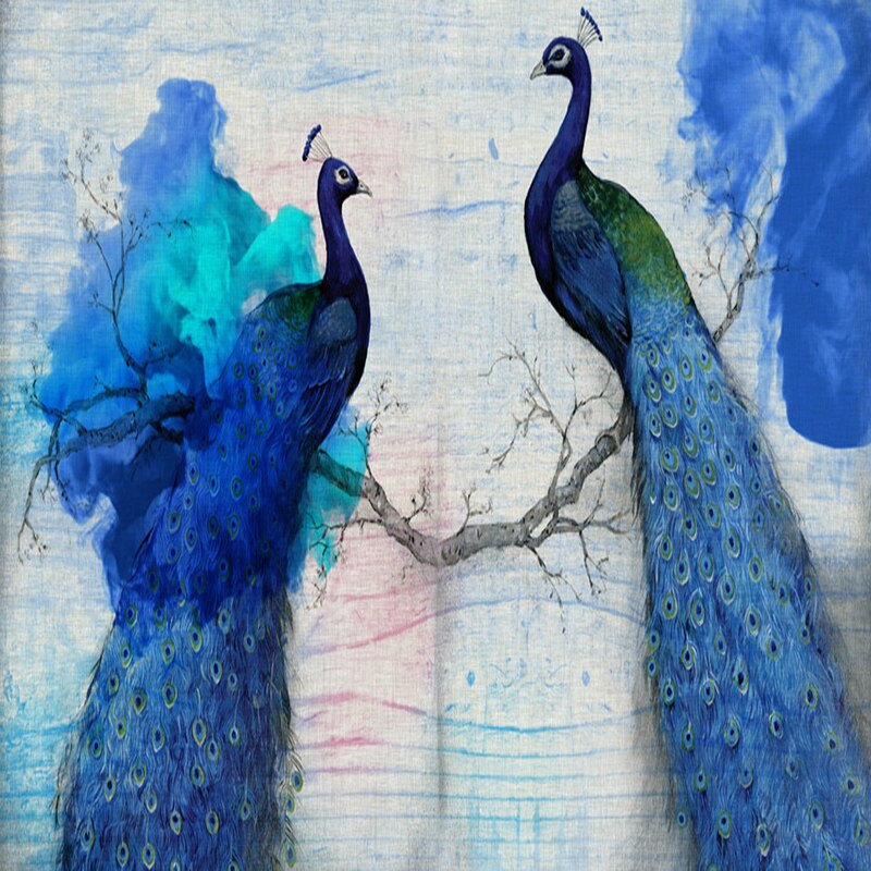 custom-mural-wallpaper-papier-peint-papel-de-parede-wall-decor-ideas-for-bedroom-living-room-dining-room-wallcovering-Chinese-Style-blue-Peacock