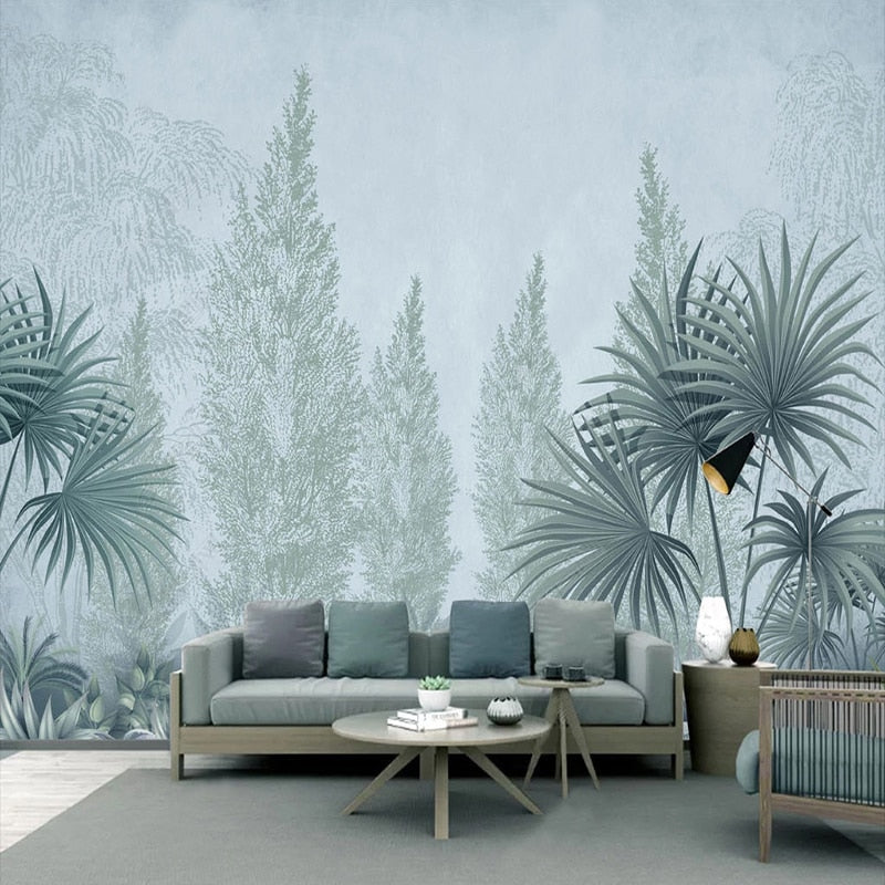 custom-photo-wallpaper-3d-hand-painted-nordic-tropical-rainforest-plant-leaves-mural-background-wall-decorative-painting-fresco