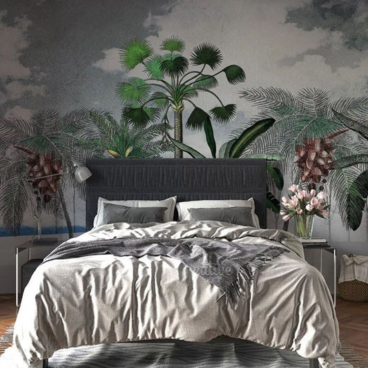 custom-mural-wallpaper-papier-peint-papel-de-parede-wall-decor-ideas-for-bedroom-living-room-dining-room-wallcovering-tropical-Plant-Coconut-Tree
