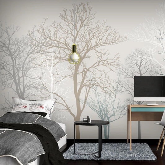 custom-mural-wallpaper-papier-peint-papel-de-parede-wall-decor-ideas-for-bedroom-living-room-dining-room-wallcovering-Hand-Painted-Forest
