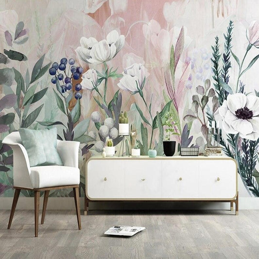 custom-mural-wallpaper-papier-peint-papel-de-parede-wall-decor-ideas-for-bedroom-living-room-dining-room-wallcovering-Nordic-Plants-Flowers-American-Pastoral-Wall-Cloth-Restaurant