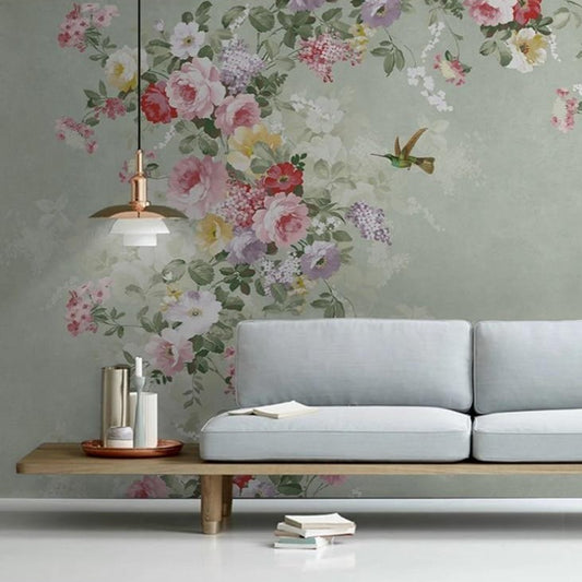 custom-mural-wallpaper-3d-living-room-bedroom-home-decor-wall-painting-papel-de-parede-papier-peint-modern-minimalist-hand-painted-american-retro-flower