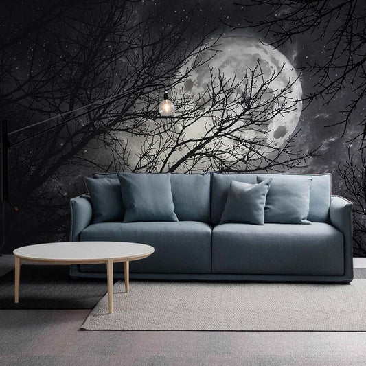 custom-mural-wallpaper-papier-peint-papel-de-parede-wall-decor-ideas-for-bedroom-living-room-dining-room-wallcovering-moon-branches-woods-wall-painting-home-decoration-black-and-white