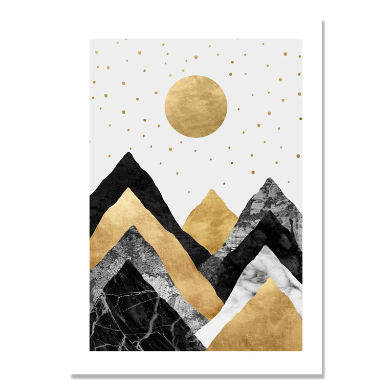 golden-yellow-moon-poster-stars-picture-cuadros-posters-and-prints-wall-art-canvas-painting-nordic-poster-wall-decor-unframed