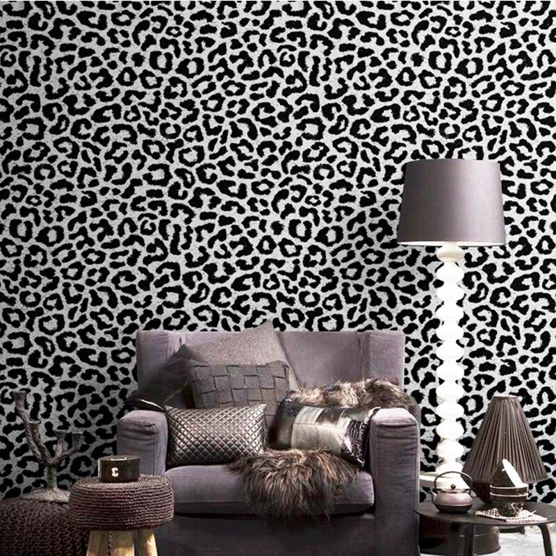 Leopard Print Wallpaper Fashion Modern Luxury Wallcovering