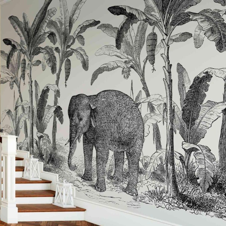 black-and-white-tropical-rain-forest-custom-wallpaper-3d-mural-study-living-room-sofa-tv-background-waterproof-canvas-wallpaper-wall-painting-papier-peint-wallcovering-nursery-vintage