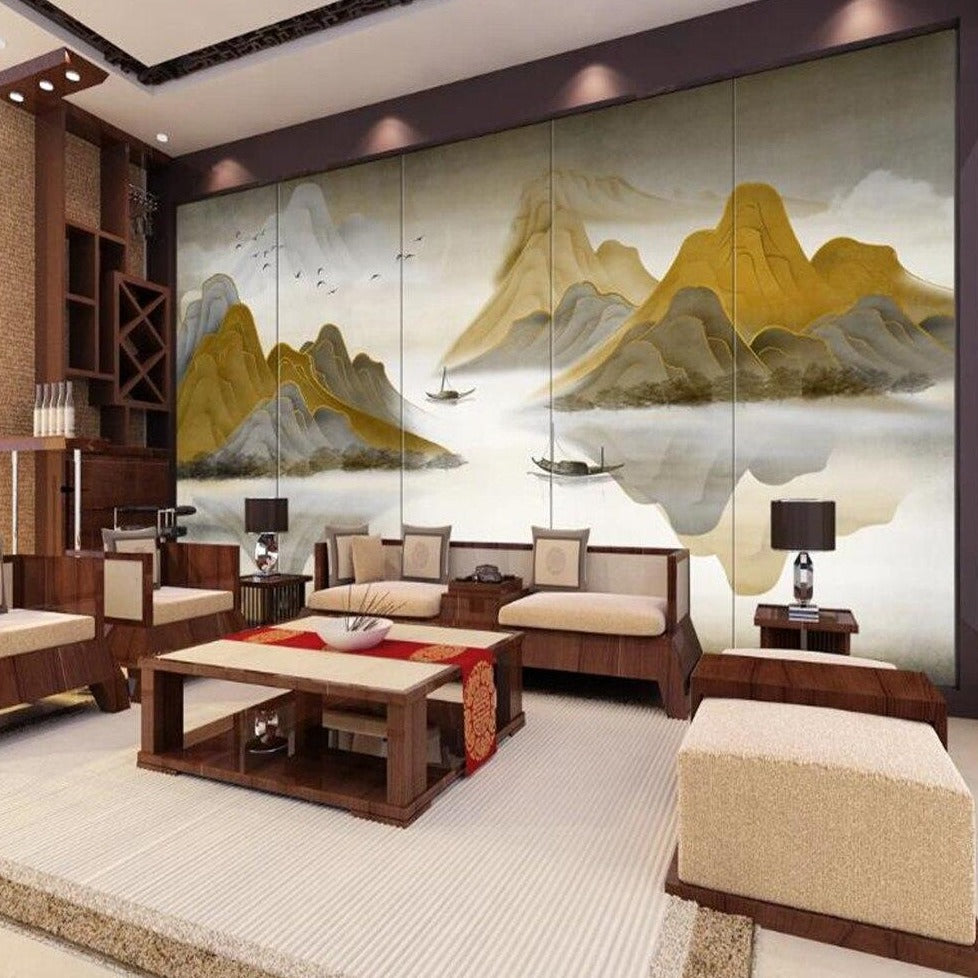 custom-mural-wallpaper-3d-living-room-bedroom-home-decor-wall-painting-papel-de-parede-papier-peint-abstract-gold-line-landscape
