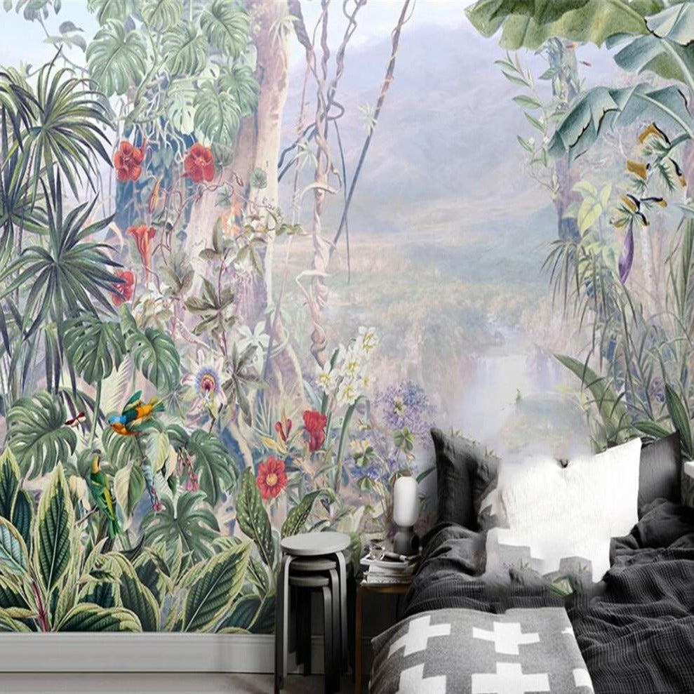 custom-3d-wallpaper-mural-european-garden-hand-painted-medieval-background-wall-living-room-bedroom-papier-peint